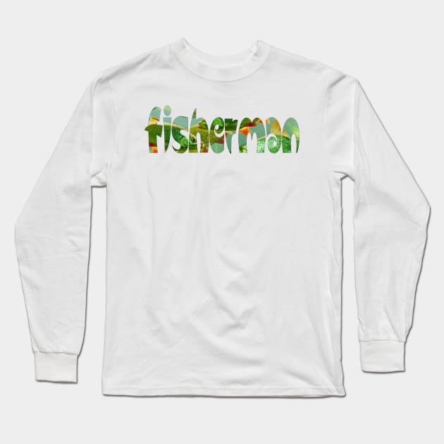 fisherman Long Sleeve T-Shirt by bluehair